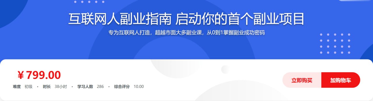 互联网人副业指南 传授思维与方法 启动你的首个项目