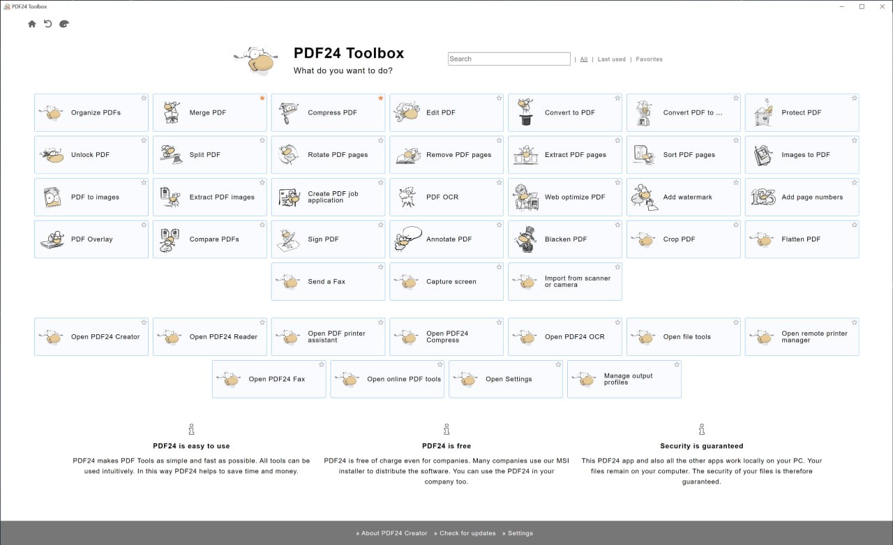 PDF24 Creator(PDF工具箱) v11.27 电脑版